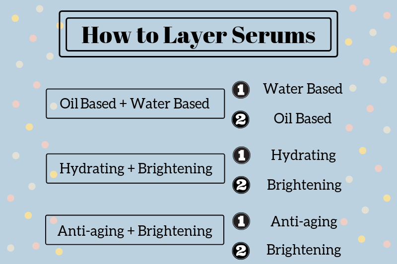 how to layer serums