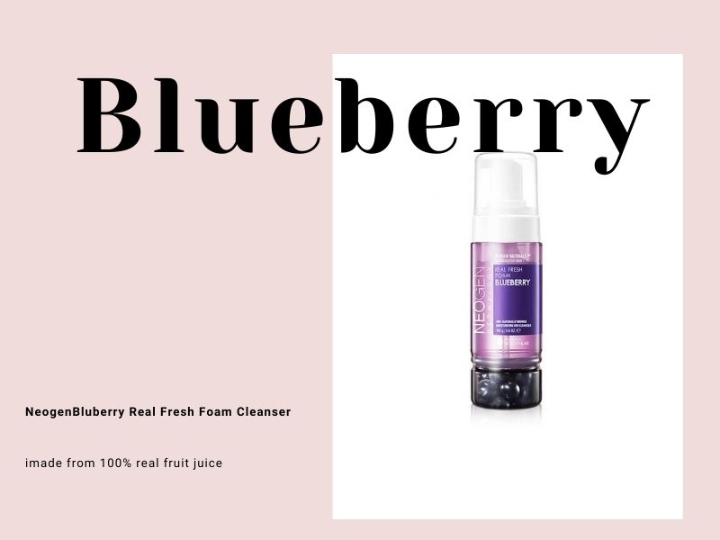 Blueberry face cleanser