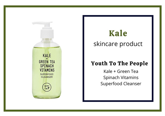 Kale skincare product