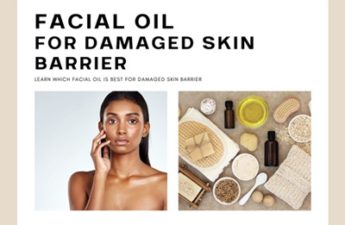 Facial oil for damaged skin barrier