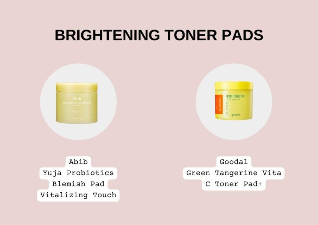 brightening toner pads